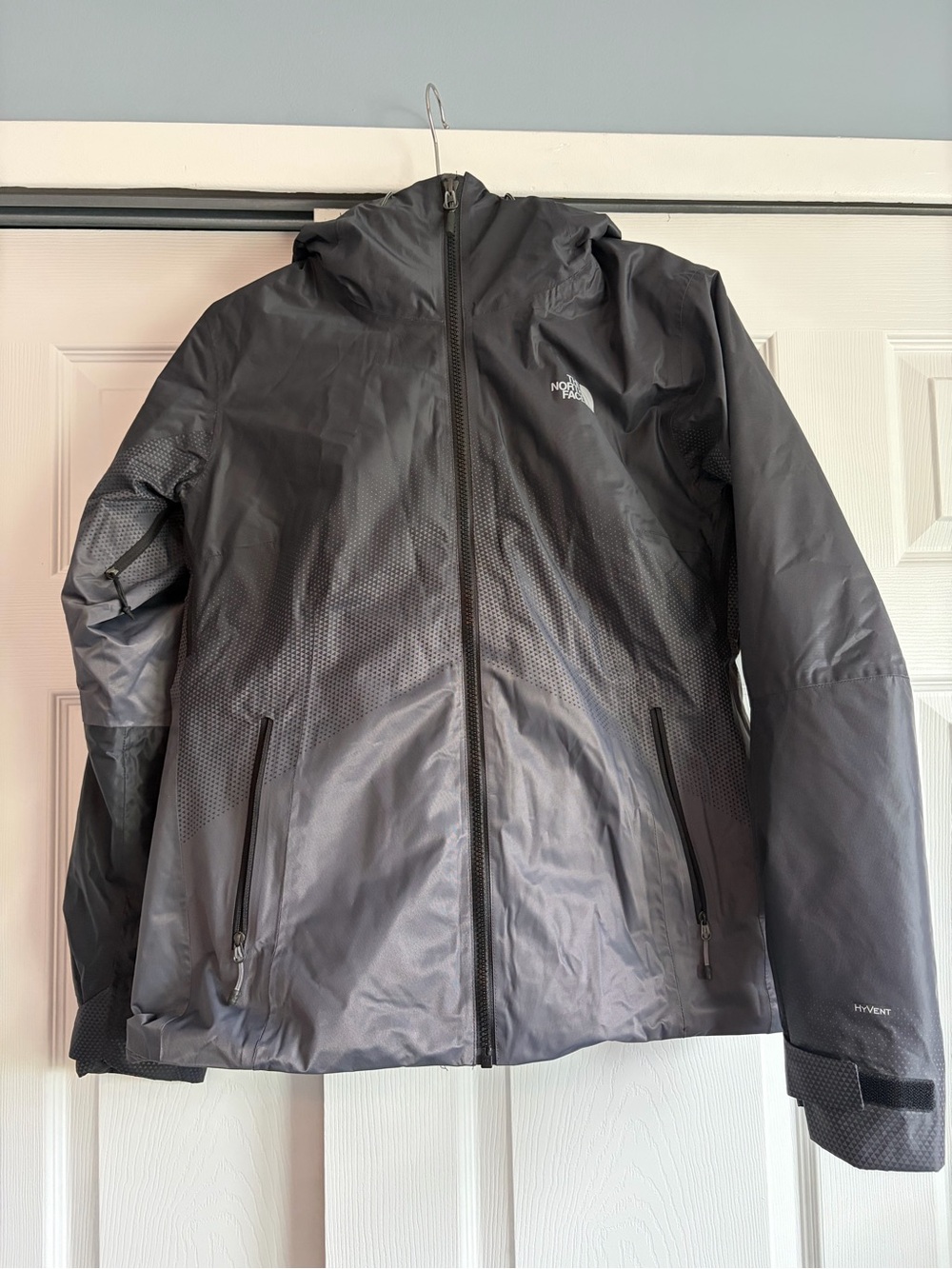 The North Face Women’s Charcoal Gray Hooded Jacket size medium